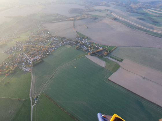 Inversion über dem Erzgebirge