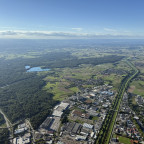 Blick Richtung Nord-Westen (Frankreich) auch entlang der Kinzig ...