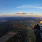 Abendflug Richtung Lauterbach