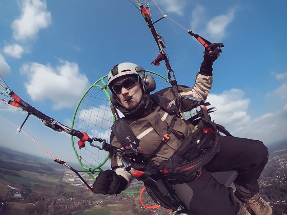Paramotor with G-Force